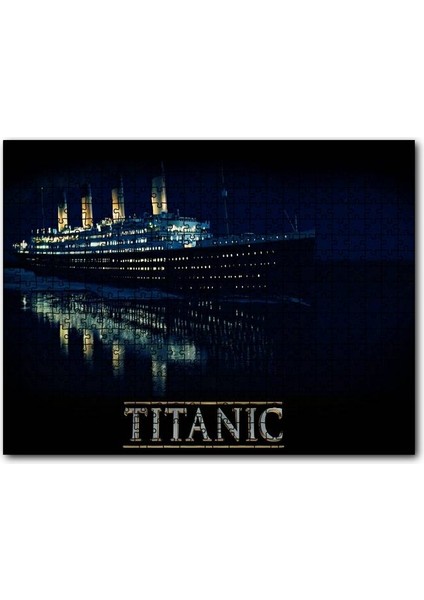 Cakapuzzle Titanic Gece ve Işıklar 255 Parça Puzzle Yapboz Mdf (Ahşap)