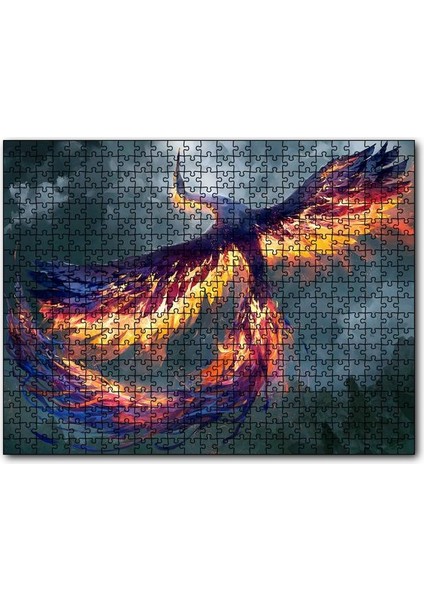 Caka Tablo Cakapuzzle Anka Kuşu Yağlı Boya Resmi 255 Parça Puzzle Yapboz Mdf (Ahşap)