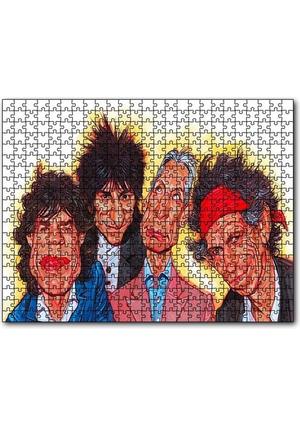 Cakapuzzle Karikatürize 1000 Parça Puzzle Yapboz Mdf(Ahşap)