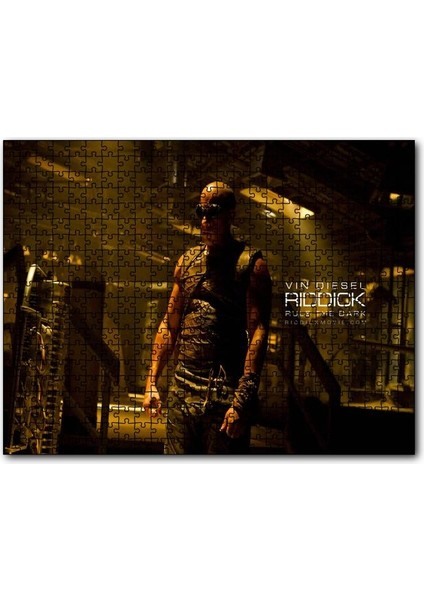 Cakapuzzle Riddick Vin Diesel Görseli 120 Parça Puzzle Yapboz Mdf (Ahşap)