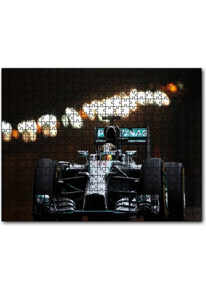 Cakapuzzle Lewis Hamilton Formula 1 2019 Yarışı Görseli 1000 Parça Puzzle Yapboz Mdf(Ahşap)