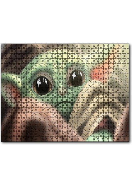Cakapuzzle Üzgün Bebek Yoda Görseli 120 Parça Puzzle Yapboz Mdf (Ahşap)