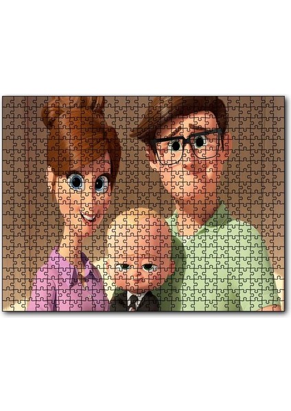 Cakapuzzle Patron Bebek 2017 Animasyon Filmi Görseli 255 Parça Puzzle Yapboz Mdf (Ahşap)