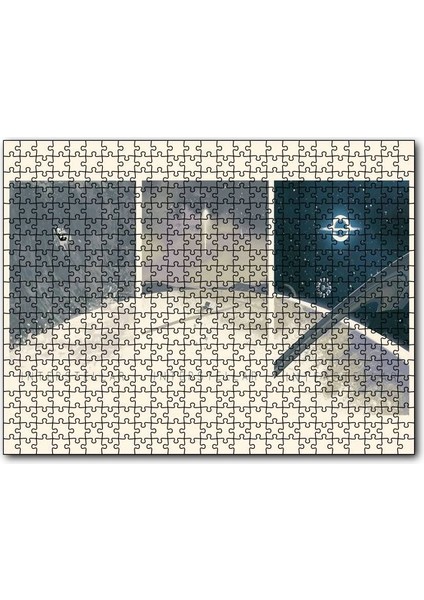 Cakapuzzle Retro Film Afişi Yıldızlararası Görseli 1000 Parça Puzzle Yapboz Mdf(Ahşap)