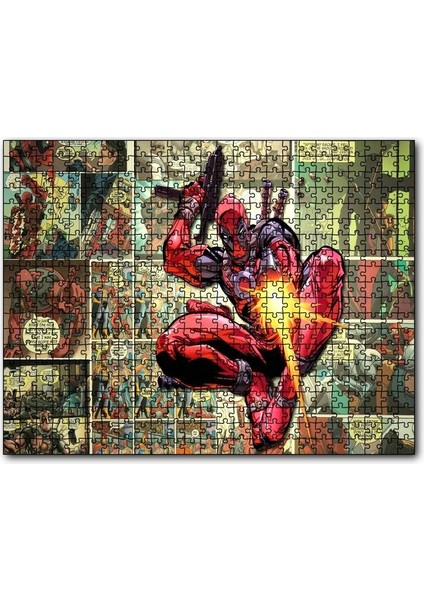 Cakapuzzle Deadpool Çizgi Roman Görseli 1000 Parça Puzzle Yapboz Mdf(Ahşap)