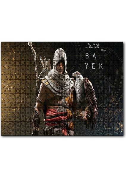 Cakapuzzle Suikastçılar Inanç Kökenleri Bayek ve Kartal Görseli 120 Parça Puzzle Yapboz Mdf (Ahşap)
