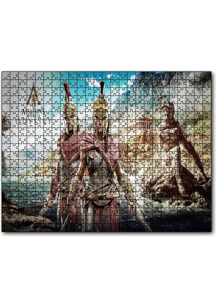 Cakapuzzle Suikastçılar Inanç Odyssey Alexios Kassandra Görseli 255 Parça Puzzle Yapboz Mdf (Ahşap)