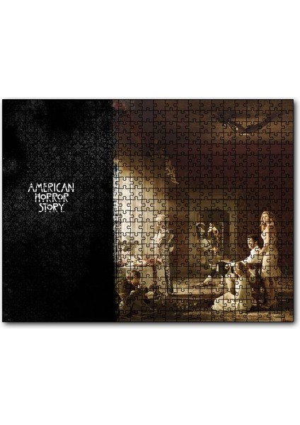 Cakapuzzle Amerikan Korku Hikayesi Cinayet Evi Görseli 1000 Parça Puzzle Yapboz Mdf(Ahşap)