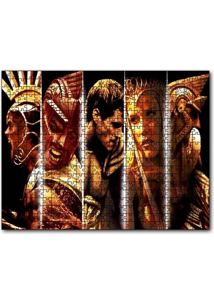 Cakapuzzle Ölümsüzler Film Afişi 120 Parça Puzzle Yapboz Mdf (Ahşap)