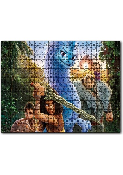 Cakapuzzle Raya ve Son Ejderha Savunmada Görseli 1000 Parça Puzzle Yapboz Mdf(Ahşap)