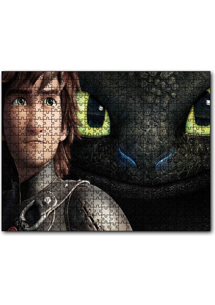 Cakapuzzle Hıçgıdık ve Gecenin Gölgesi 255 Parça Puzzle Yapboz Mdf (Ahşap)
