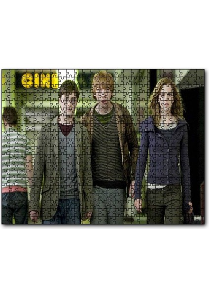 Cakapuzzle Harry Potter ve Ölüm Yadigarları Görseli 255 Parça Puzzle Yapboz Mdf (Ahşap)