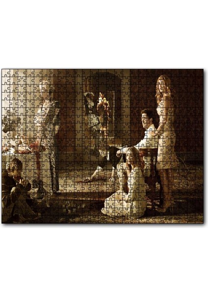 Cakapuzzle Amerikan Korku Hikayesi Cinayet Evi Görseli 120 Parça Puzzle Yapboz Mdf (Ahşap)