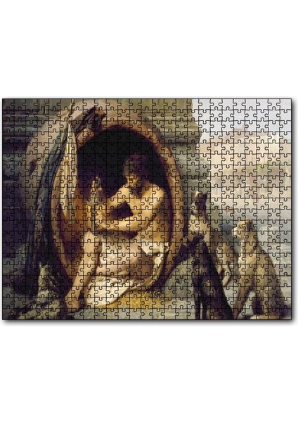 Cakapuzzle Fıçının Içindeki Diogenes ve Köpekler 120 Parça Puzzle Yapboz Mdf (Ahşap)