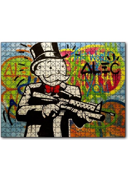 Cakapuzzle Monopoly Savaşları 255 Parça Puzzle Yapboz Mdf (Ahşap)