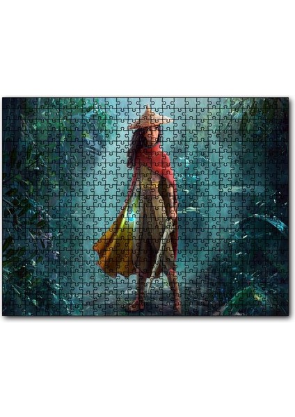 Cakapuzzle Raya ve Son Ejderha 500 Parça Puzzle Yapboz Mdf (Ahşap)