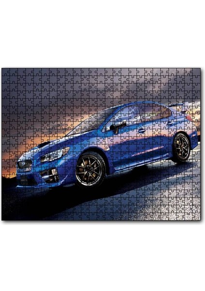 Cakapuzzle Mavi Subaru Stı ve Bulutlu Gökler 1000 Parça Puzzle Yapboz Mdf(Ahşap)