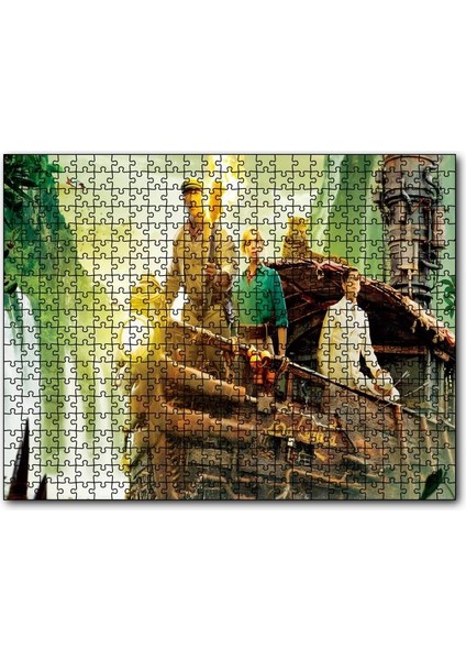 Cakapuzzle Jumanji Vahşi Orman Güvertede Maceracılar 500 Parça Puzzle Yapboz Mdf (Ahşap)