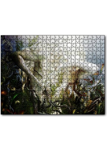 Cakapuzzle Platin Saçlı Mistik Kadın 1000 Parça Puzzle Yapboz Mdf(Ahşap)