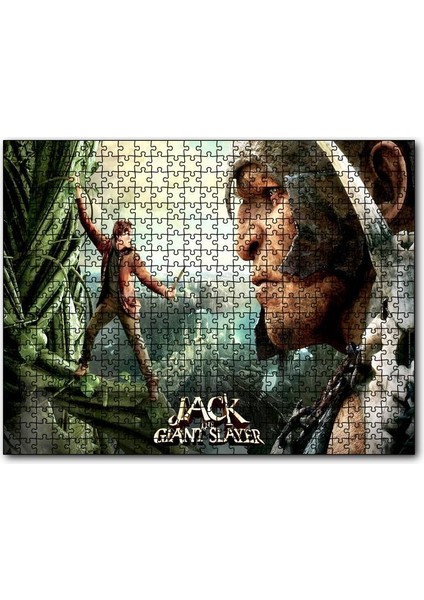 Cakapuzzle Dev Avcısı Jack 120 Parça Puzzle Yapboz Mdf (Ahşap)