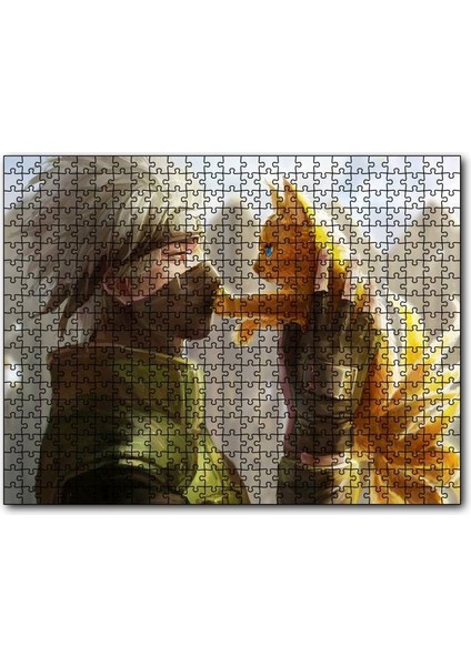 Cakapuzzle Naruto Anime Kedi Görseli 120 Parça Puzzle Yapboz Mdf (Ahşap)