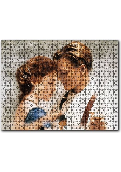 Cakapuzzle Titanic Rose ve Jack Dans Ediyor 1000 Parça Puzzle Yapboz Mdf(Ahşap)