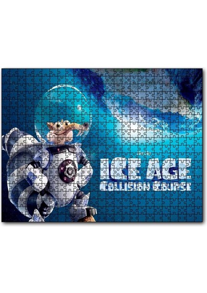 Cakapuzzle Buz Devri Küçük Bir Adım Büyük Karmaşa 120 Parça Puzzle Yapboz Mdf (Ahşap)