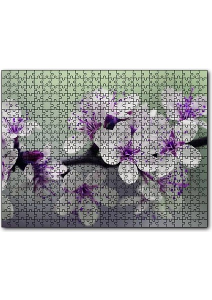 Cakapuzzle Dalda Kiraz Çiçekleri 120 Parça Puzzle Yapboz Mdf (Ahşap)