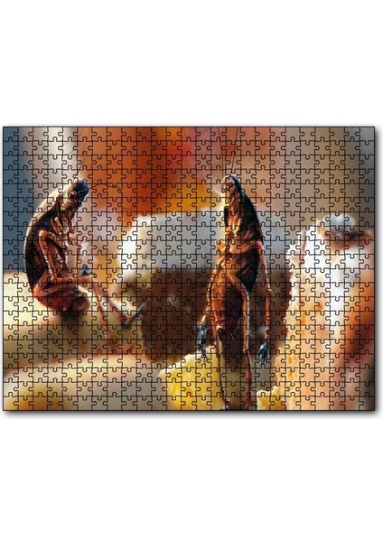 Cakapuzzle Hamamböceklerinin Muffin Keyfi 255 Parça Puzzle Yapboz Mdf (Ahşap)