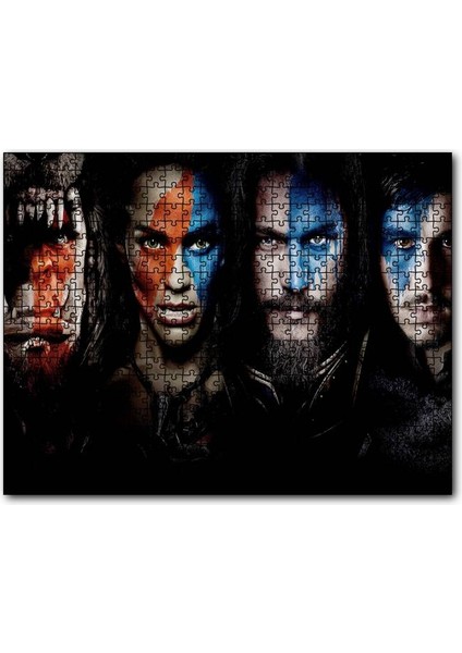 Cakapuzzle Warcraft Karakterleri 255 Parça Puzzle Yapboz Mdf (Ahşap)