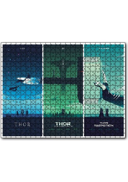 Cakapuzzle Yıldırım Tanrısı Thor Üçlemesi 120 Parça Puzzle Yapboz Mdf (Ahşap)