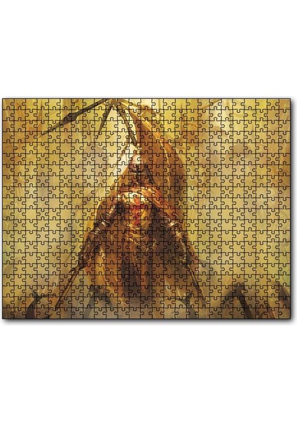 Cakapuzzle Zırhlı Haçlı Şövalyesi ve Savaş Sancakları 120 Parça Puzzle Yapboz Mdf (Ahşap)