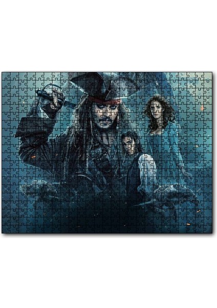 Cakapuzzle Karayip Korsanları Film 120 Parça Puzzle Yapboz Mdf (Ahşap)