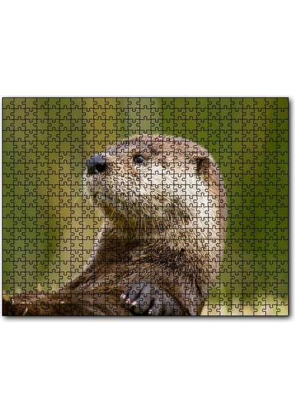 Cakapuzzle Su Samuru Yakın Plan 120 Parça Puzzle Yapboz Mdf (Ahşap)
