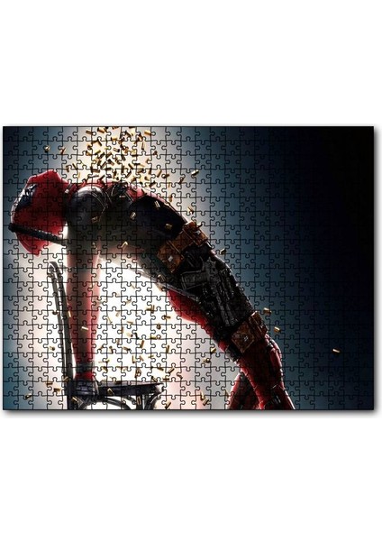 Cakapuzzle Deadpool ve Boş Kovanlar 255 Parça Puzzle Yapboz Mdf (Ahşap)