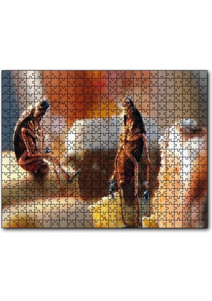 Cakapuzzle Hamamböceklerinin Muffin Keyfi 120 Parça Puzzle Yapboz Mdf (Ahşap)