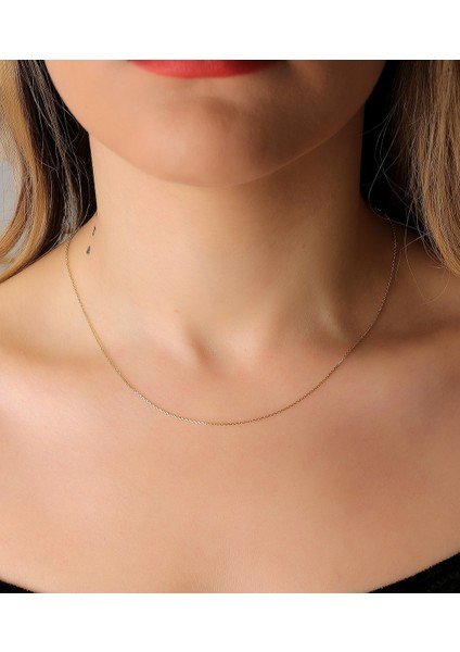 14 Ayar Altın Zincir Kolye modelleri