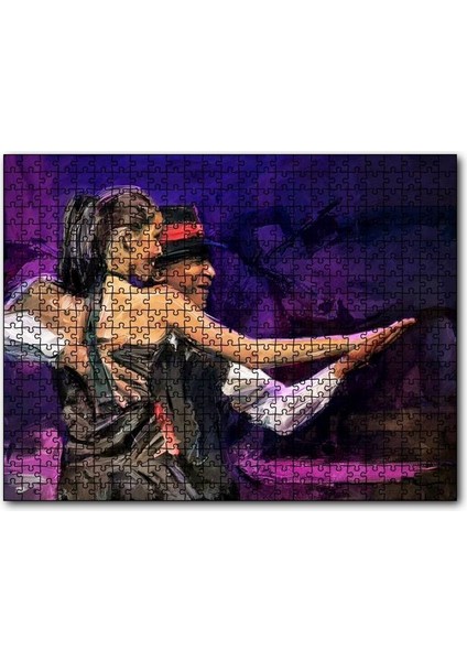 Cakapuzzle Yağlı Boya Resmi Dans Figürü Görseli 120 Parça Puzzle Yapboz Mdf (Ahşap)
