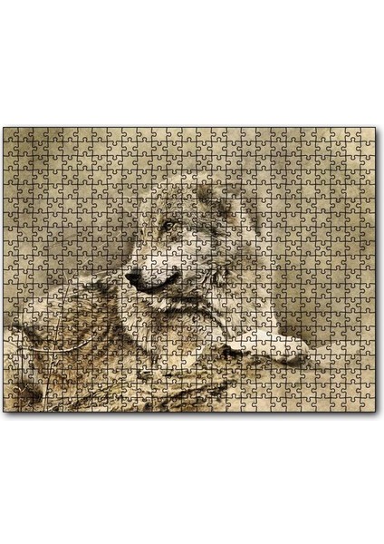 Cakapuzzle Kurt Eski Fotoğraf 120 Parça Puzzle Yapboz Mdf (Ahşap)
