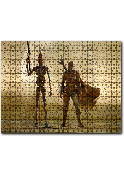 Cakapuzzle Mandalorian Ig-11 Star Wars Karakterleri 120 Parça Puzzle Yapboz Mdf (Ahşap)