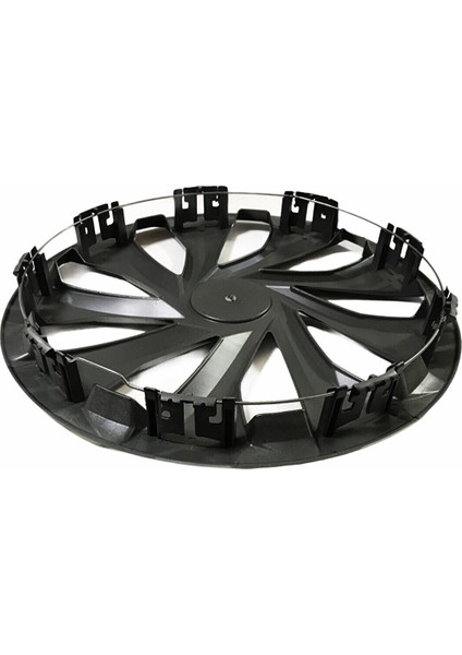 15'' Inç Fiat Jant Kapağı Takımı 4'lü Set Kırılmaz - Esnek - Parlak Siyah modelleri
