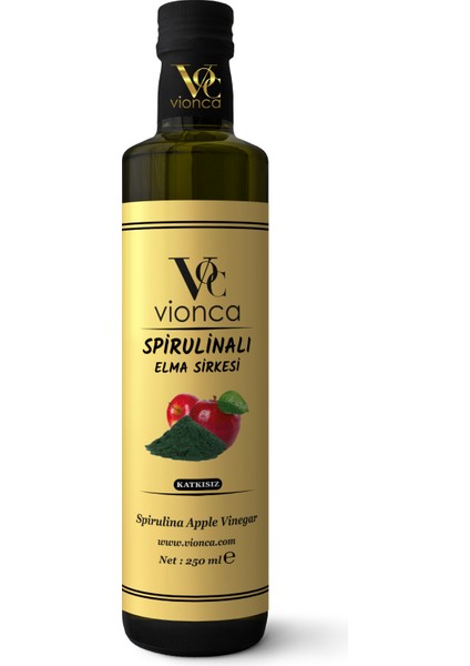 Spirulinalı Elma Sirkesi 250 ml