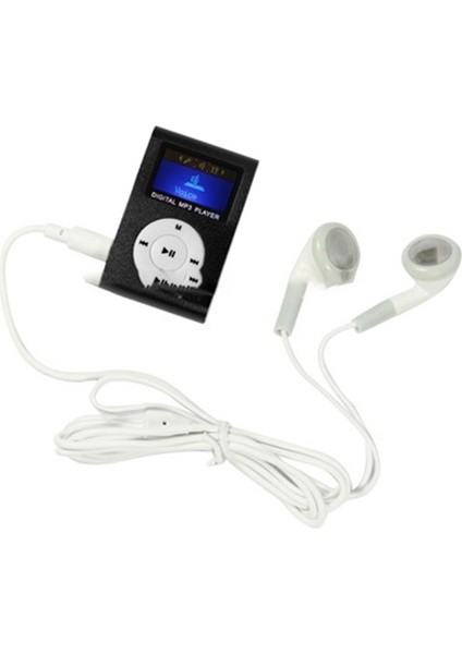 Tf (Mikro Sd) Kart Yuvası Mp3 Çalar Siyah (Yurt Dışından)