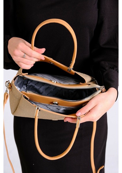 Kadın 3 Gözlü El ve Omuz Çantası fırsatları