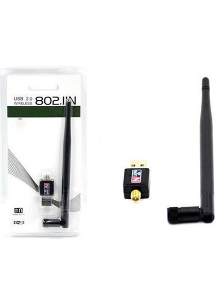 PL-9339 600MBPS USB Wifi Alıcı Adaptör 5dbı Anten