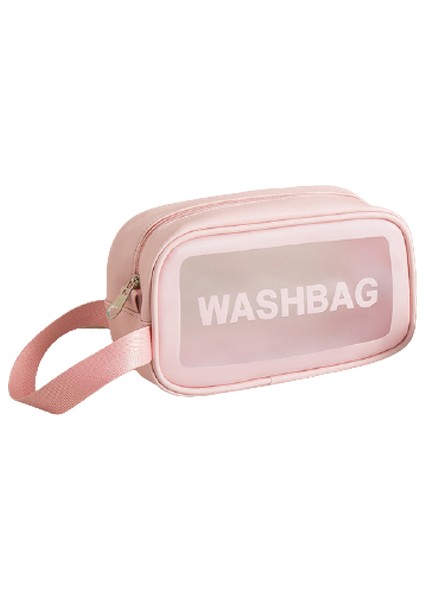 Ovma Kozmetik Çantası Cilt Bakım Ürünü Saklama Çantası Taşınabilir Büyük Kapasiteli Seyahat Şeffaf Çanta Su Geçirmez (Yurt Dışından)