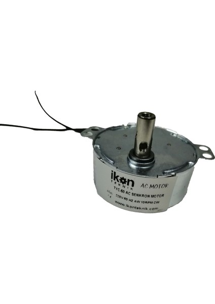 Tyc 50 10 Rpm Cw Tek Yön 4W Ac Senkron Motor, Şömine Motoru