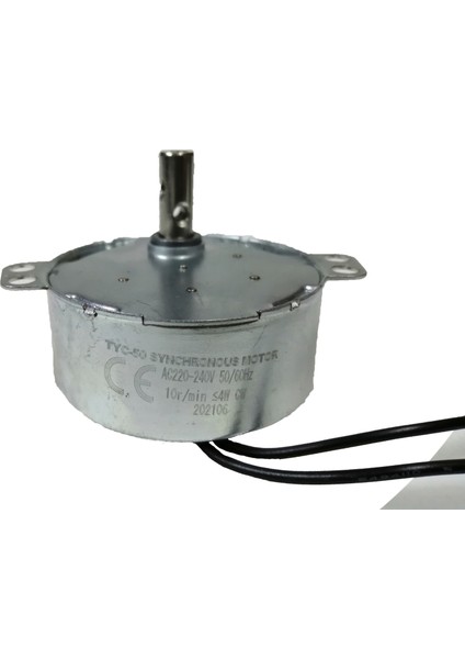 Tyc 50 10 Rpm Cw Tek Yön 4W Ac Senkron Motor, Şömine Motoru