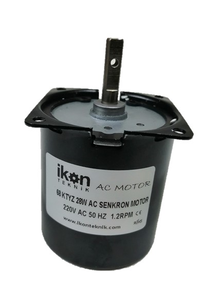 1.2 Rpm 68KTYZ Ac Senkron Motor, Düşük Çevirme Motoru