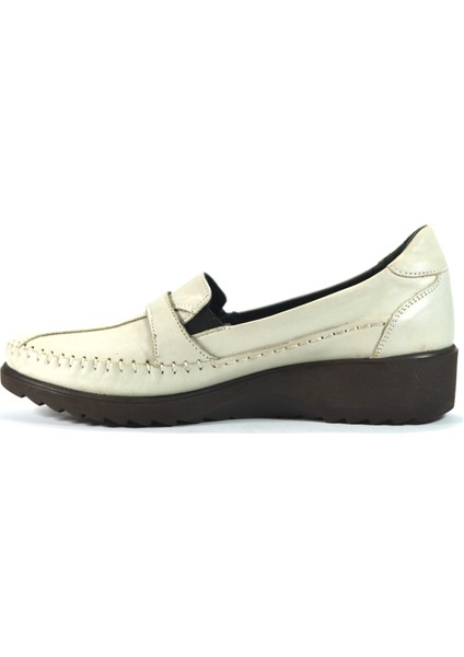 08 Hakiki Rok Deri Gri Ortopedik Kadın Anne Ayakkabı modelleri